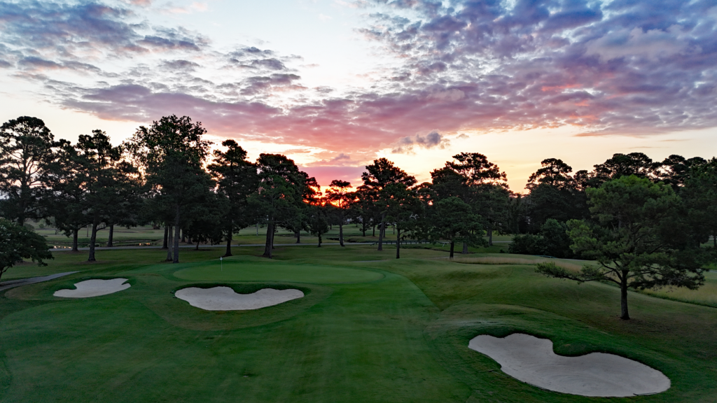 New Look! SkyHigh Views Of The Front Nine At The PineHills Course